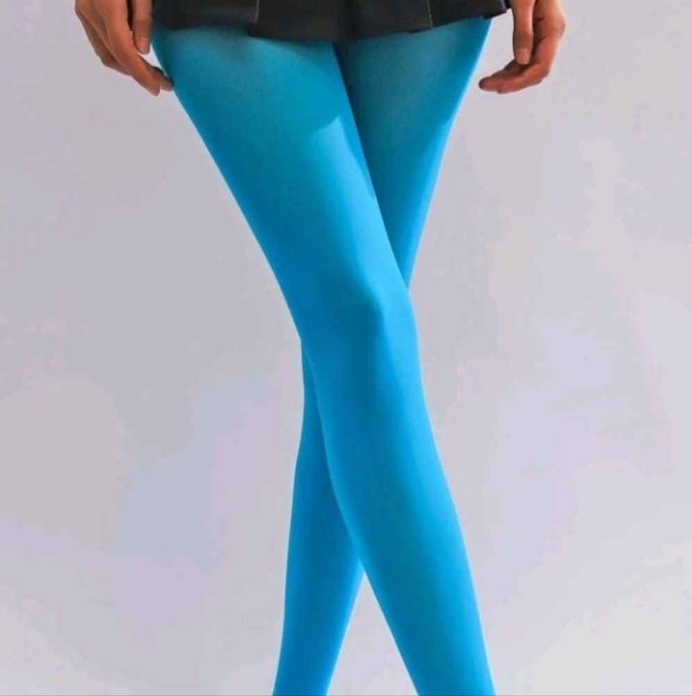 Blue Stockings, Tights, Pantyhose (One size - fits Small, Medium, & Larg…